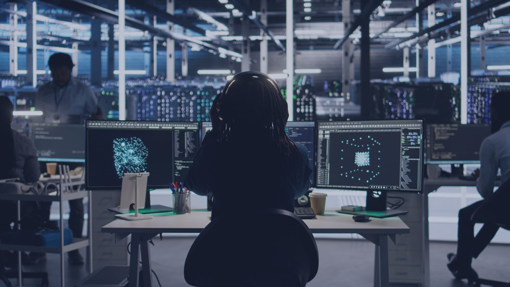 Cloud architect designing enterprise infrastructure