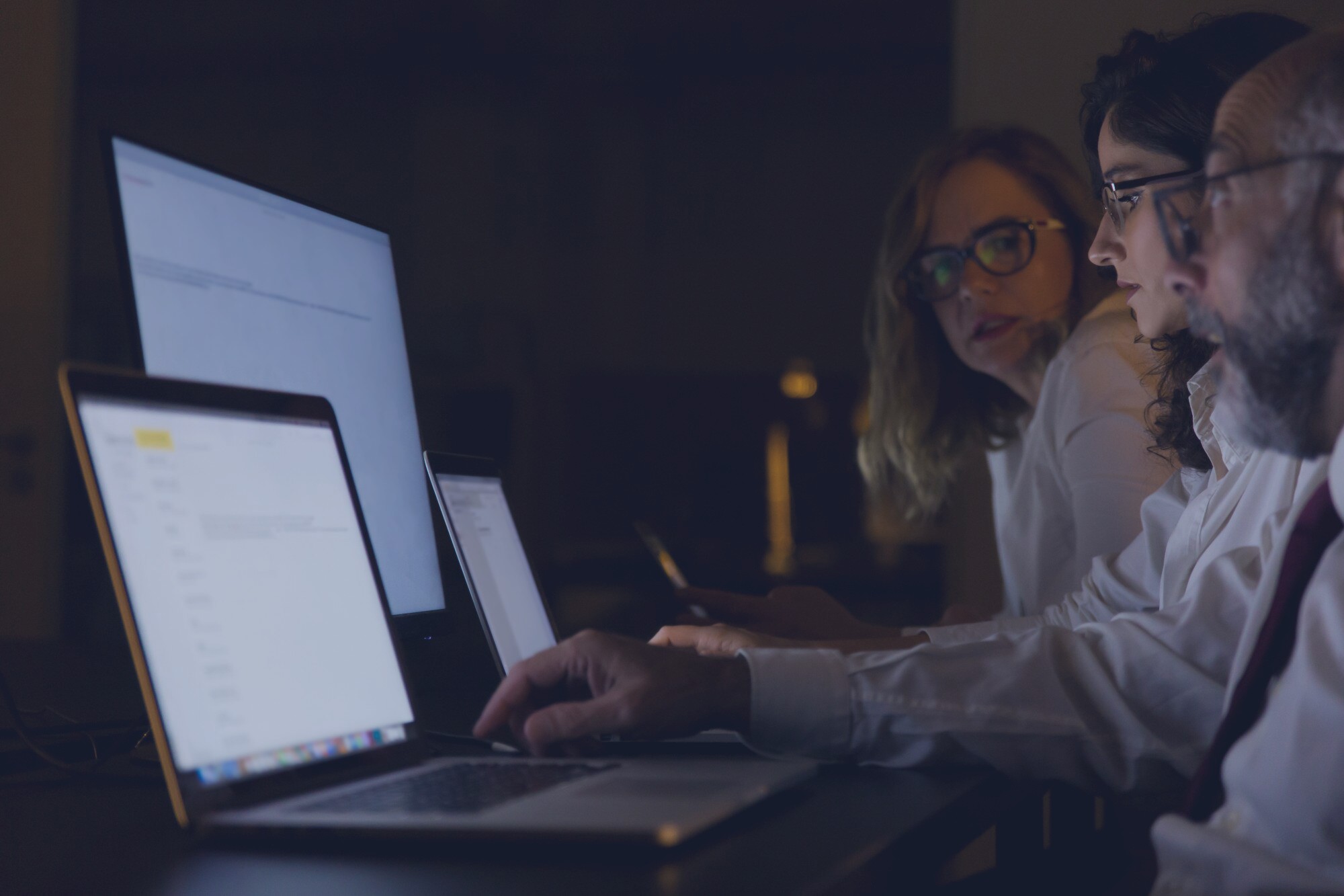 Developers collaborating on enterprise AI projects