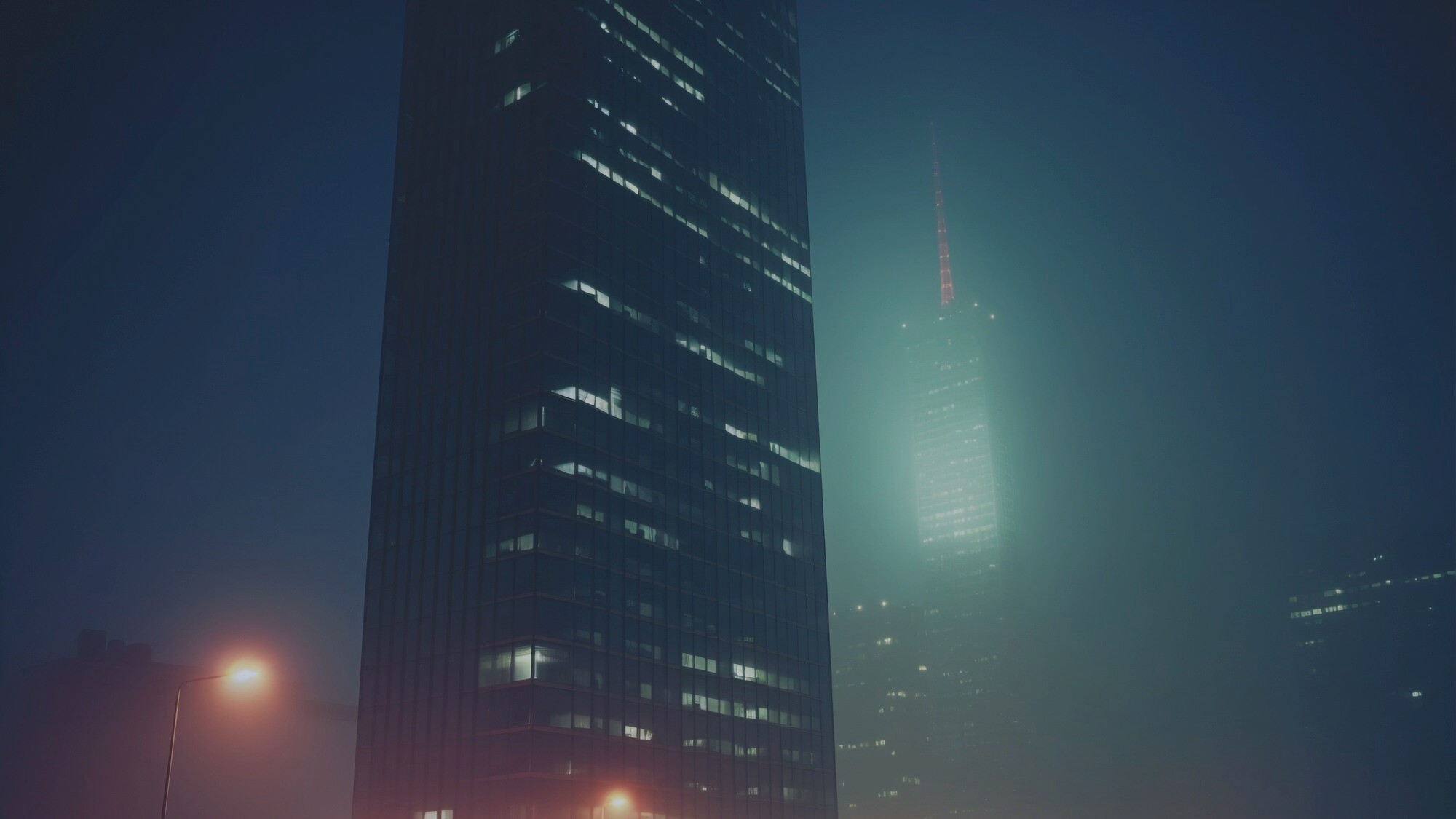 Hyderabad skyline at dusk — India office location