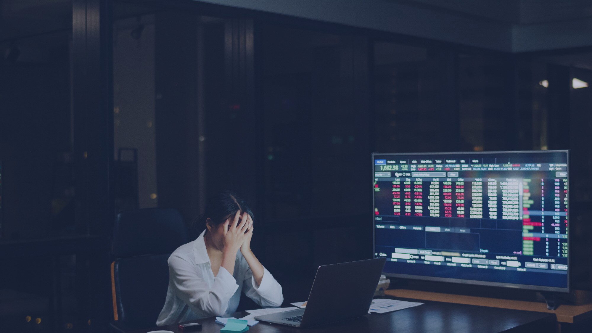 Financial intelligence team monitoring enterprise risk dashboards